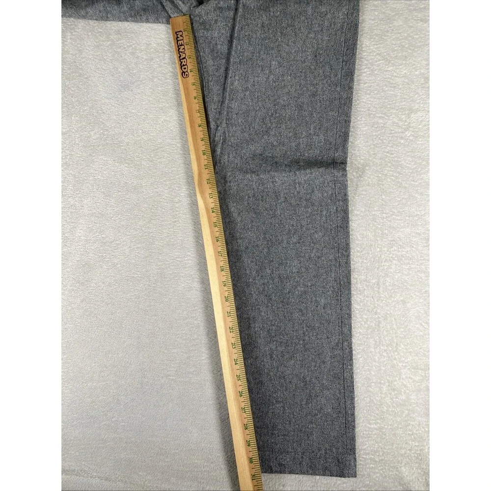 J. Crew 484 Slim Stretch Chino Pants Men's 36x32 Tapered Leg Casual Gray Twill